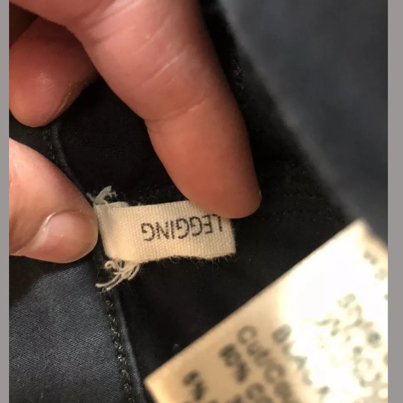 Rag & Bone/Jean Leggings Size 25 Black #L10 - Picture 11 of 12